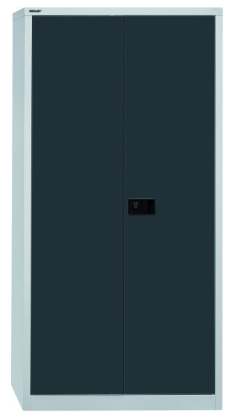 Bisley Flügeltürenschrank UNIVERSAL 525 Korpus lichtgrau, Fronten anthrazitgrau
