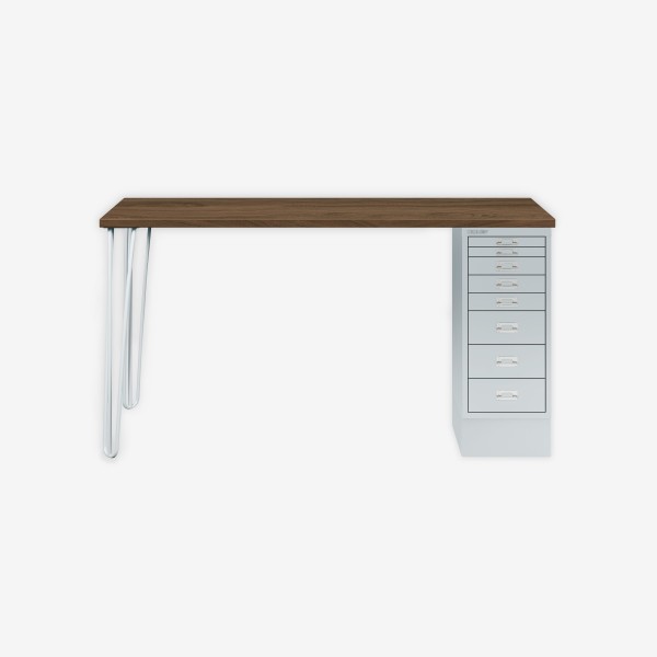 Bisley Home MultiDesk NW645 nussbaum/lichtgrau