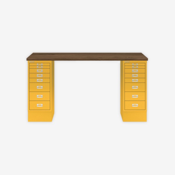 Bisley Home MultiDesk NW642 nussbaum/sunflower