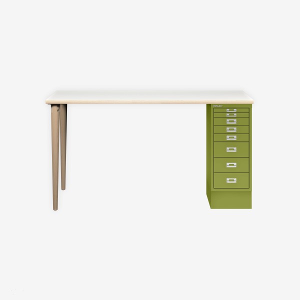Bisley Home MultiDesk PW604 plywood/grün