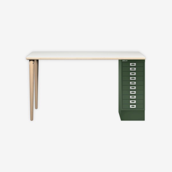 Bisley Home MultiDesk PW623 plywood/olivgrün