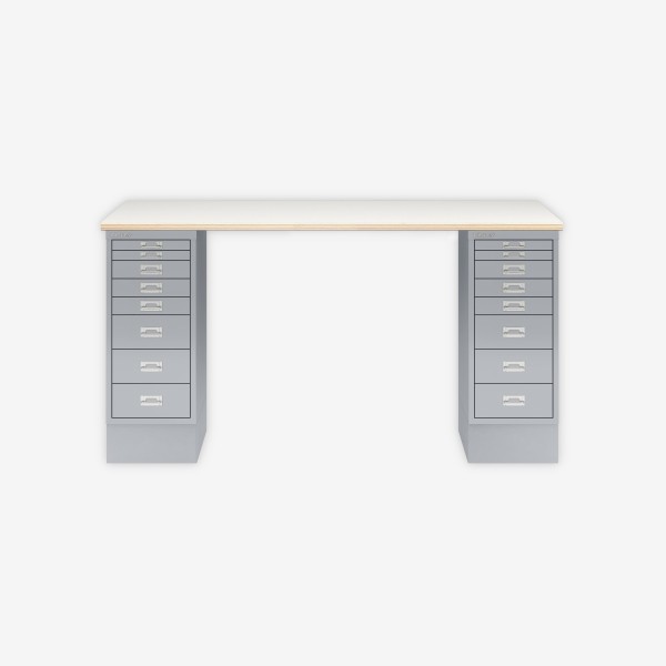 Bisley Home MultiDesk PW355 plywood/silber