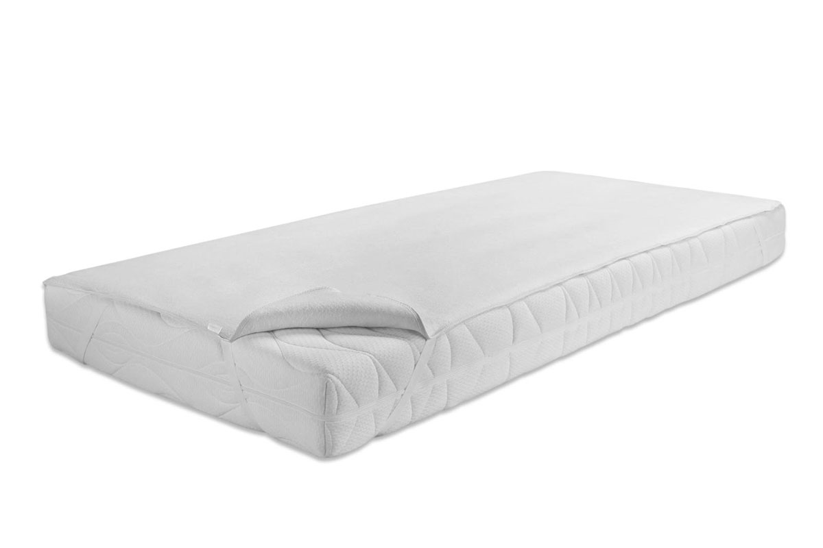 <h2>Matratzen-Auflage aus Zwirn-Calmuc Q159 80 x 200 cm, Dormisette</h2>