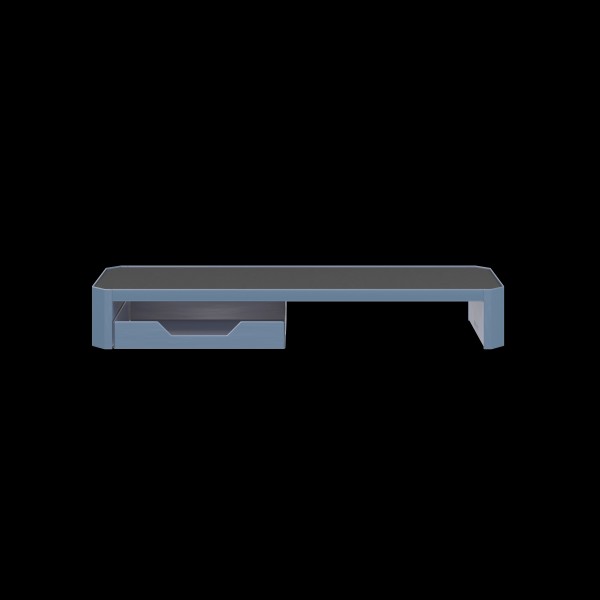 Bisley Home Platform Monitorerhöhung 605 blau