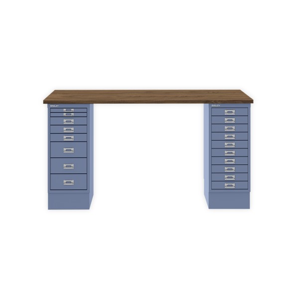 Bisley Home MultiDesk NW605 nussbaum/blau