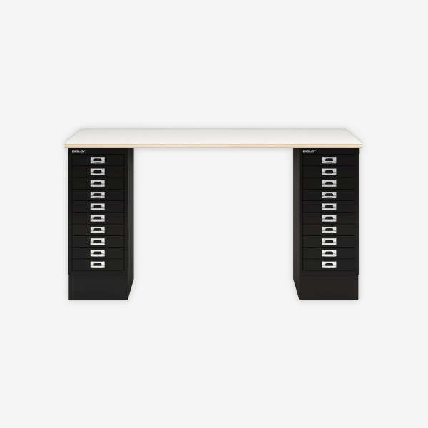 Bisley Home MultiDesk PW633 plywood/schwarz