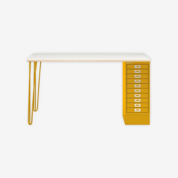 Bisley Home MultiDesk PW642 plywood/sunflower