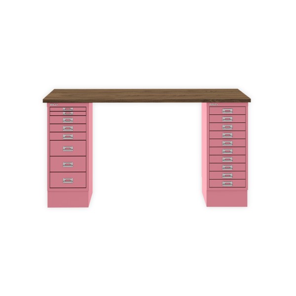 Bisley Home MultiDesk NW601 nussbaum/pink