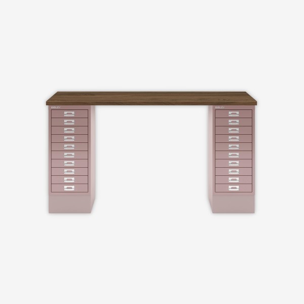 Bisley Home MultiDesk NW620 nussbaum/pastellpink