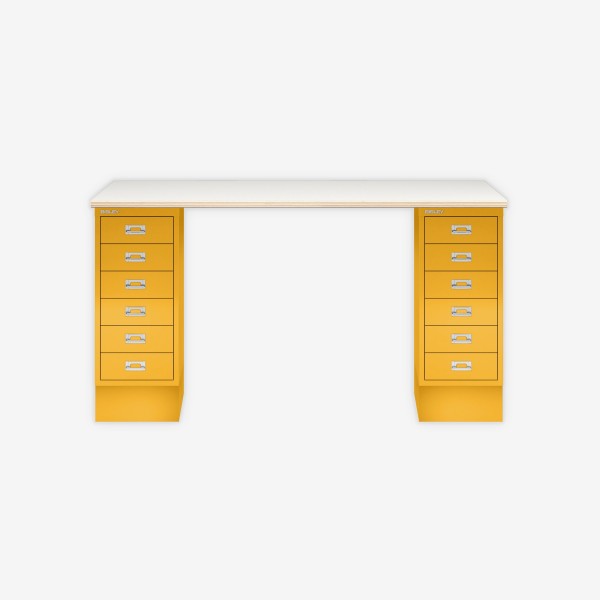 Bisley Home MultiDesk PW642 plywood/sunflower
