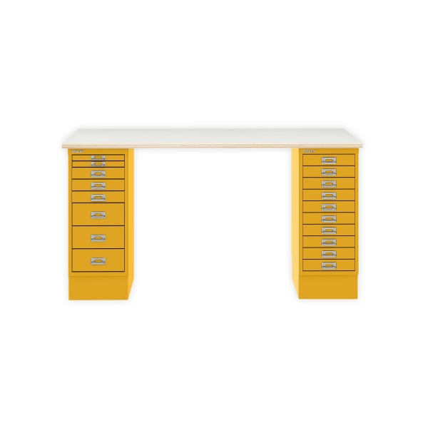 Bisley Home MultiDesk PW642 plywood/sunflower