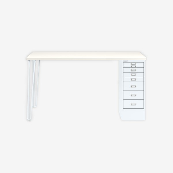 Bisley Home MultiDesk 005696 weiß/verkehrsweiß