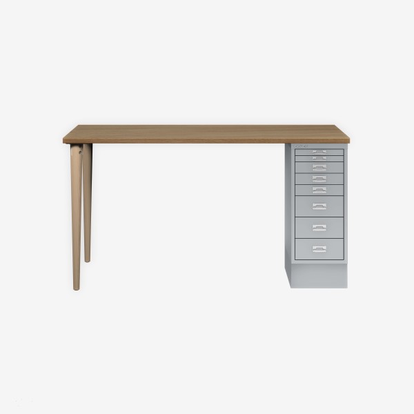 Bisley Home MultiDesk 018355 natürliche Eiche/silber