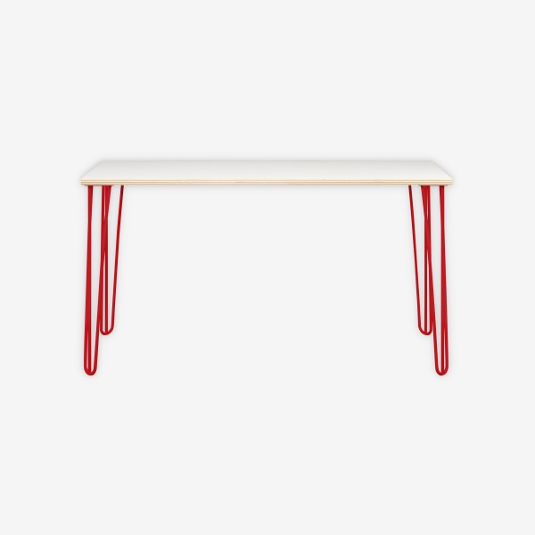 Bisley Home MultiDesk PW670 plywood/kardinalrot