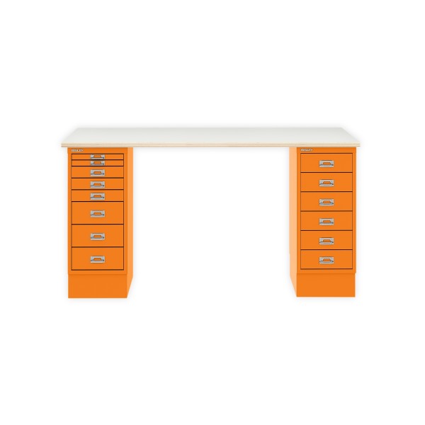 Bisley Home MultiDesk PW603 plywood/orange