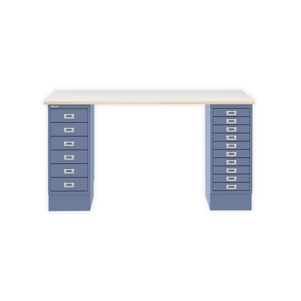 Bisley Home MultiDesk PW605 plywood/blau
