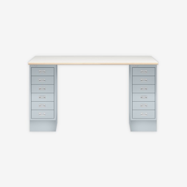 Bisley Home MultiDesk PW645 plywood/lichtgrau