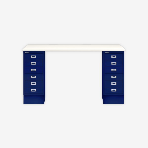 Bisley Home MultiDesk 005639 weiß/oxfordblau