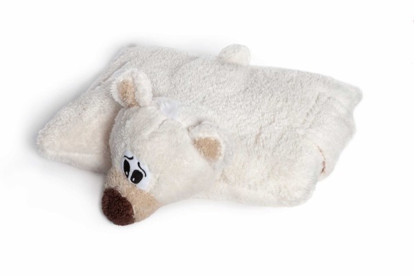 Baby Flachkissen Kuscheltier Kuschelkissen Eisbär