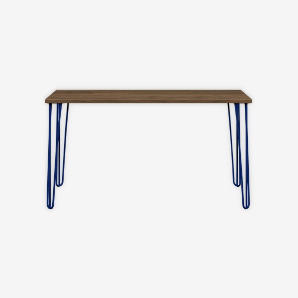 Bisley Home MultiDesk NW639 nussbaum/oxfordblau