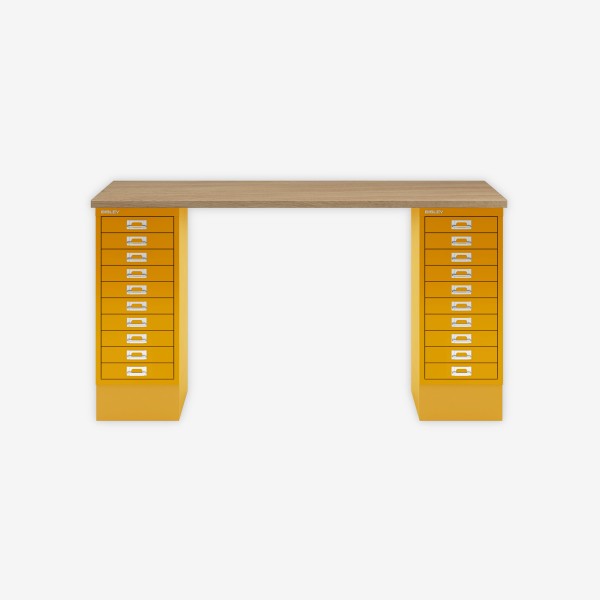 Bisley Home MultiDesk 018642 natürliche Eiche/sunflower