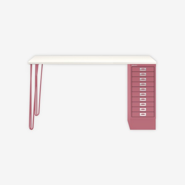 Bisley Home MultiDesk 005601 weiß/pink