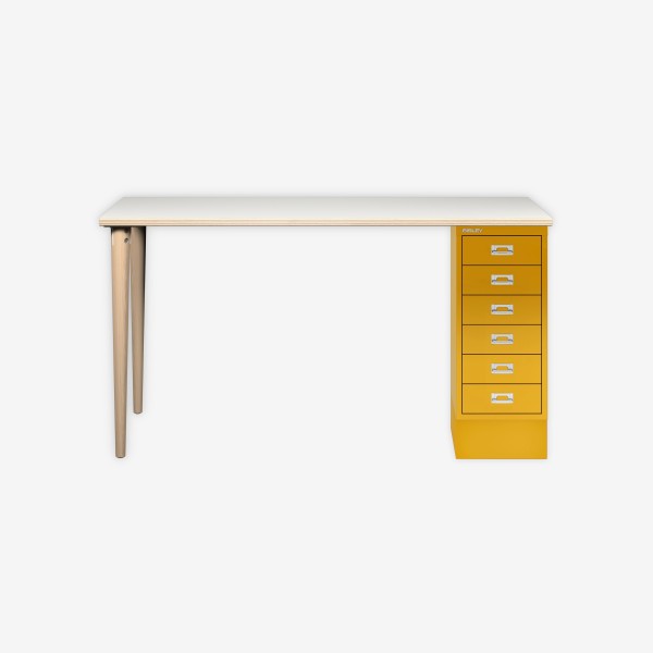 Bisley Home MultiDesk PW642 plywood/sunflower