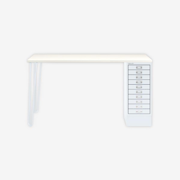 Bisley Home MultiDesk 005696 weiß/verkehrsweiß
