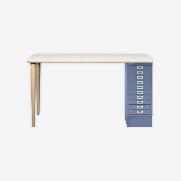 Bisley Home MultiDesk PW605 plywood/blau