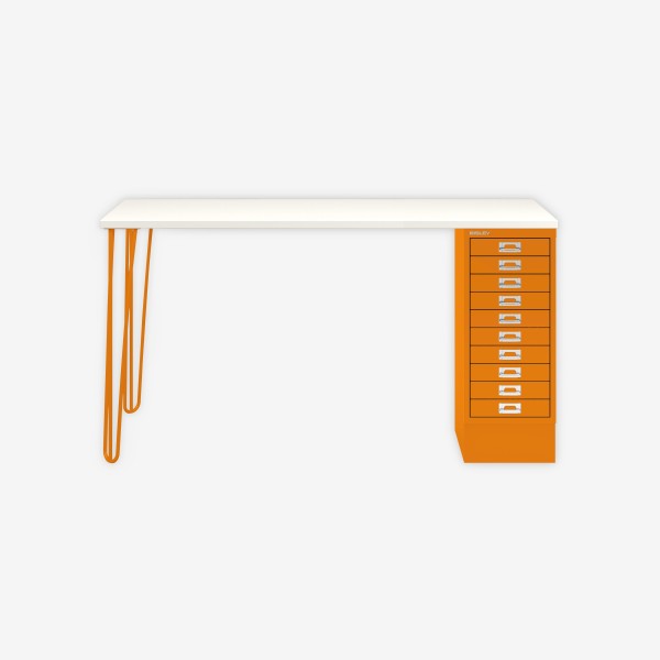 Bisley Home MultiDesk 005603 weiß/orange