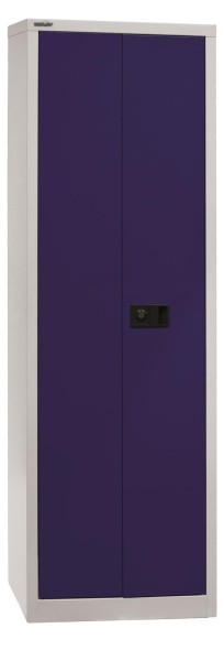 Bisley Flügeltürenschrank UNIVERSAL 505 Korpus lichtgrau, Fronten oxfordblau