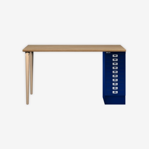 Bisley Home MultiDesk 018639 natürliche Eiche/oxfordblau