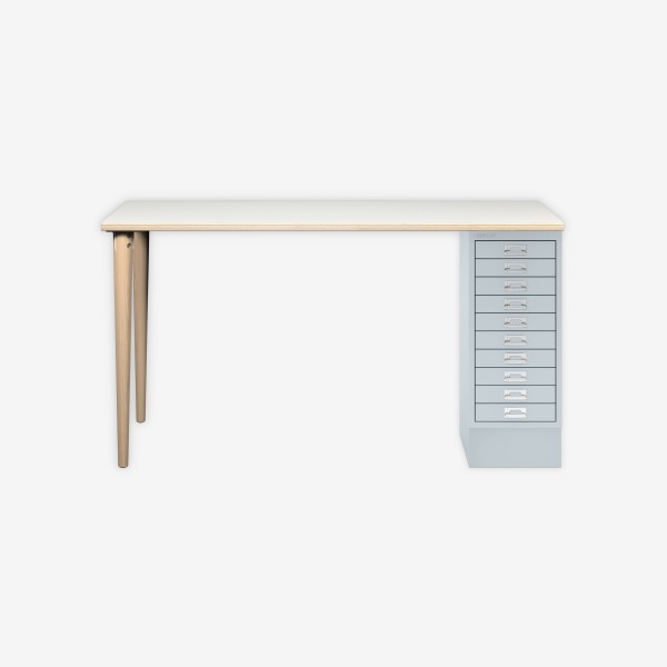 Bisley Home MultiDesk PW645 plywood/lichtgrau