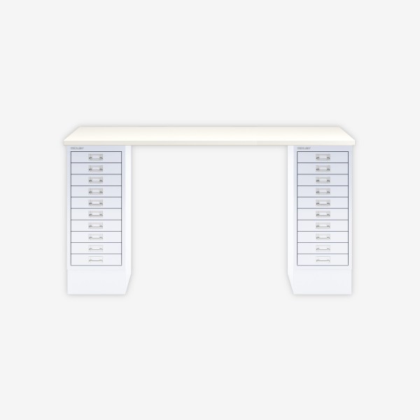 Bisley Home MultiDesk 005696 weiß/verkehrsweiß