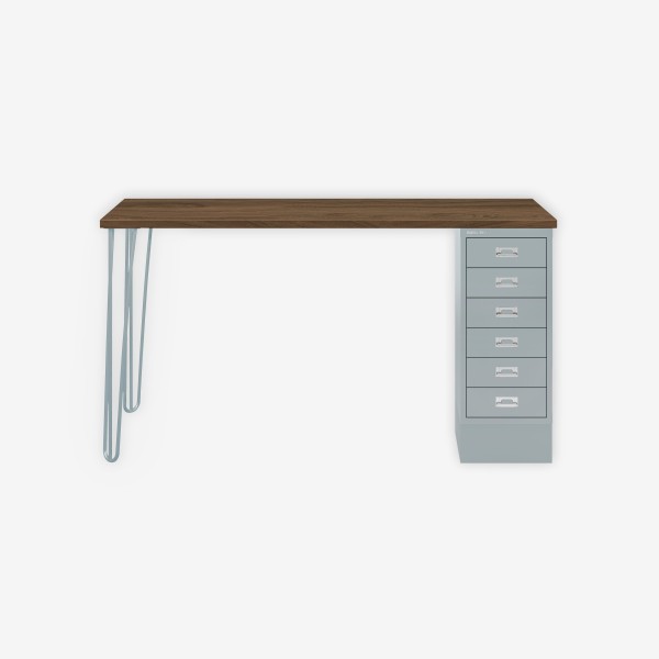 Bisley Home MultiDesk NW645 nussbaum/lichtgrau
