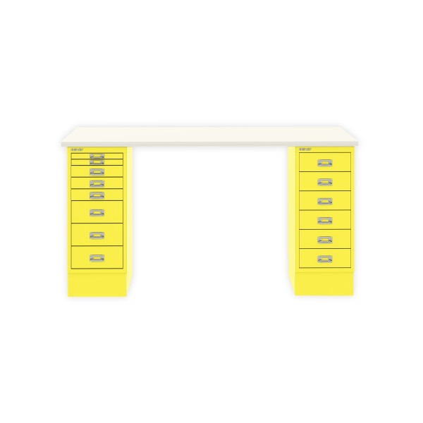 Bisley Home MultiDesk 005641 weiß/zinkgelb