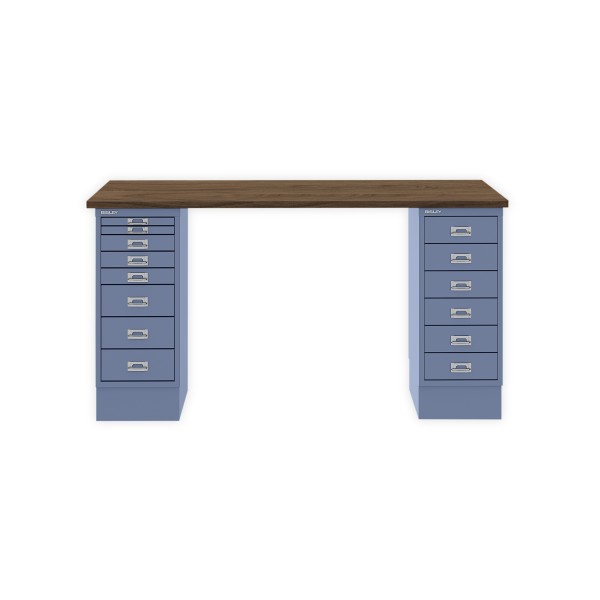 Bisley Home MultiDesk NW605 nussbaum/blau