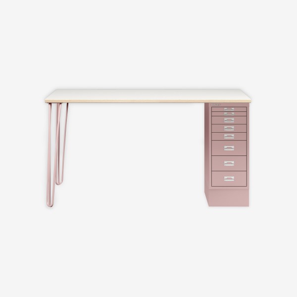 Bisley Home MultiDesk PW620 plywood/pastellpink