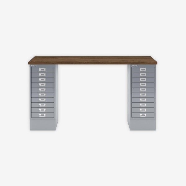 Bisley Home MultiDesk NW355 nussbaum/silber