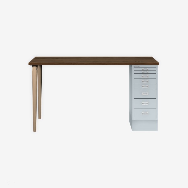 Bisley Home MultiDesk NW645 nussbaum/lichtgrau