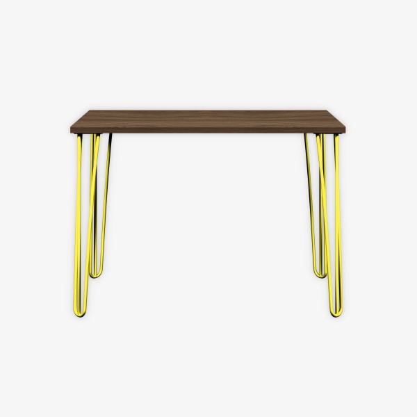 Bisley Home MultiDesk NW641 nussbaum/zinkgelb
