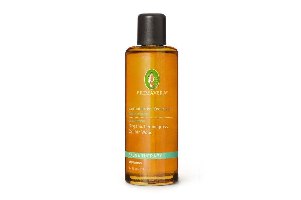 <h2>Aroma Sauna Lemongrass Zeder bio von Primavera, 100 ml</h2>
