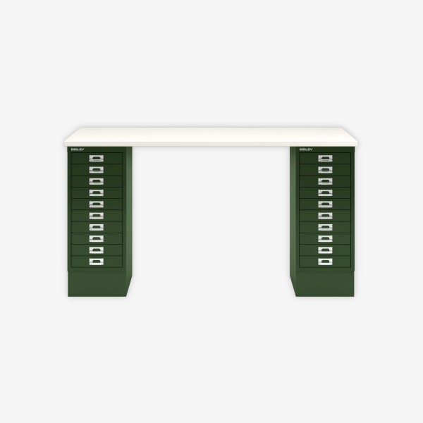 Bisley Home MultiDesk 005623 weiß/olivgrün