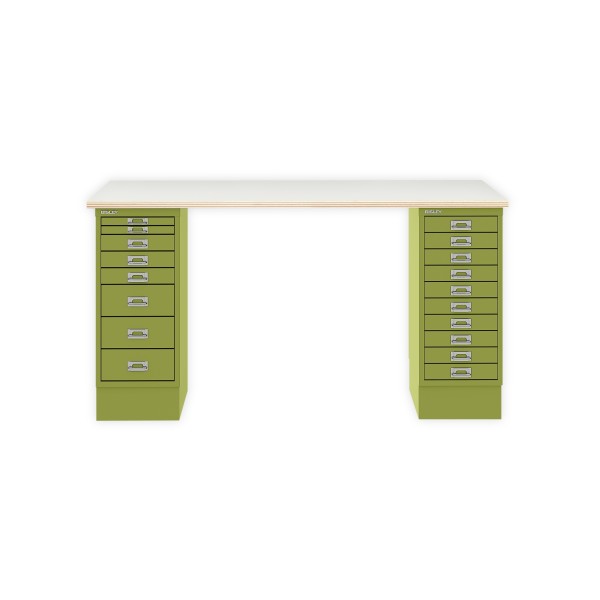 Bisley Home MultiDesk PW604 plywood/grün