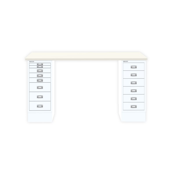 Bisley Home MultiDesk 005696 weiß/verkehrsweiß