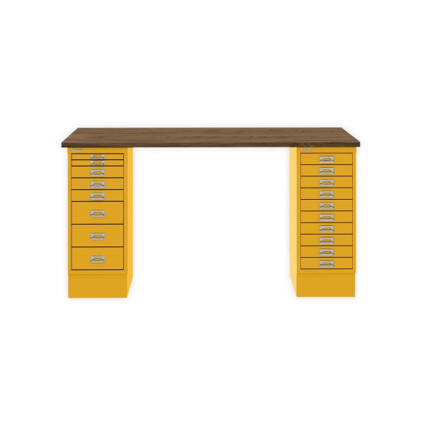 Bisley Home MultiDesk NW642 nussbaum/sunflower