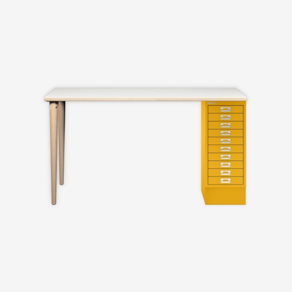 Bisley Home MultiDesk PW642 plywood/sunflower