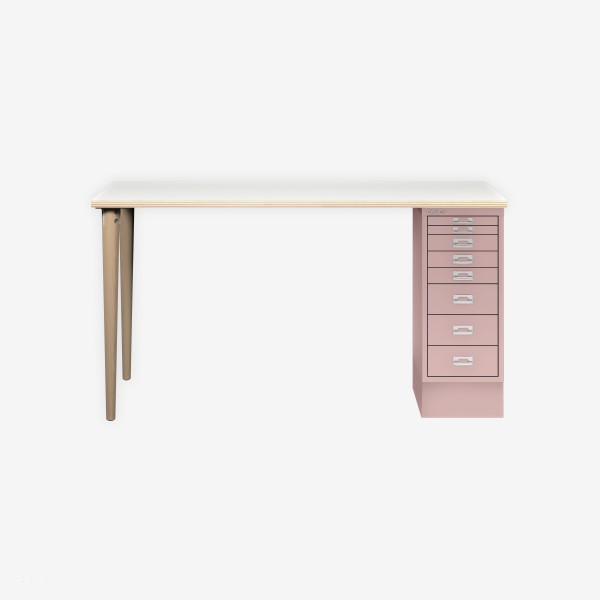 Bisley Home MultiDesk PW620 plywood/pastellpink