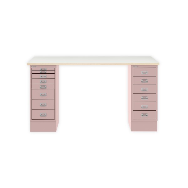 Bisley Home MultiDesk PW620 plywood/pastellpink