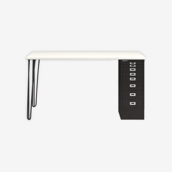 Bisley Home MultiDesk 005633 weiß/schwarz